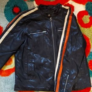 Vegan leather Motorcycle Jacket